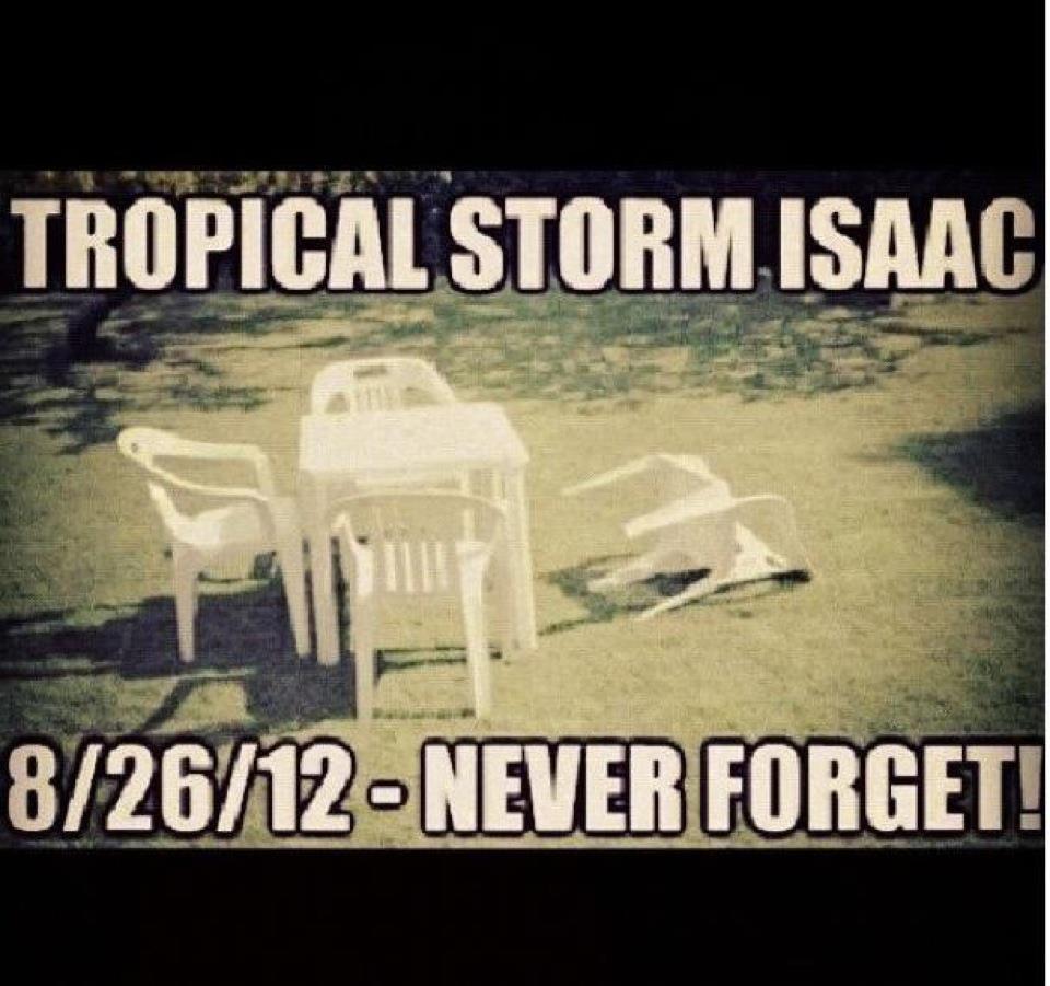 Tropical Storm Isaac in Miami, FL