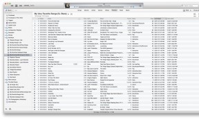 My iTunes Favorites Playlist